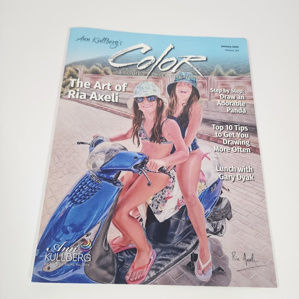 Color Magazine January 2025 By Ann Kullberg Colored Pencil Art